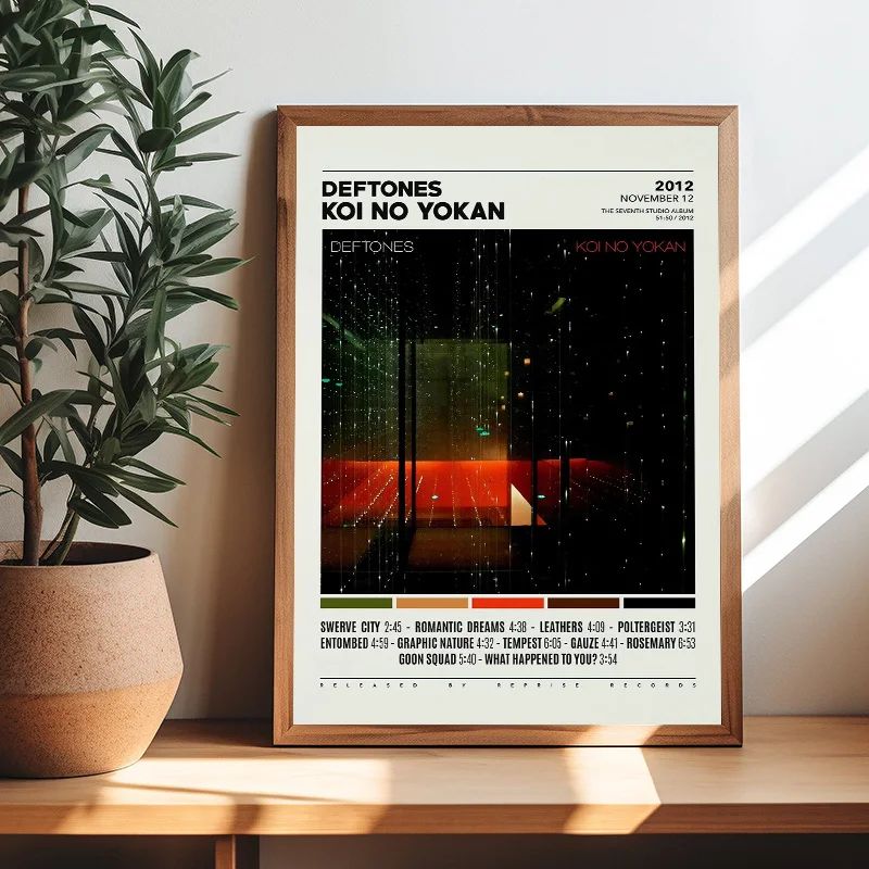 Deftones Album Cover Canvas Wall Art Alternative Rock Music Poster Decor 0