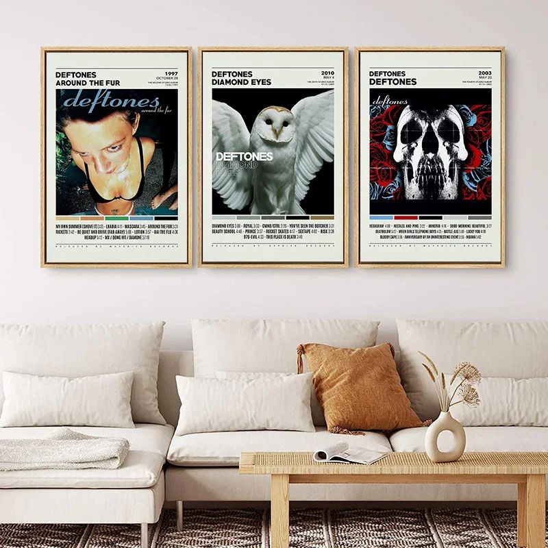 Deftones Album Cover Canvas Wall Art Alternative Rock Music Poster Decor 5
