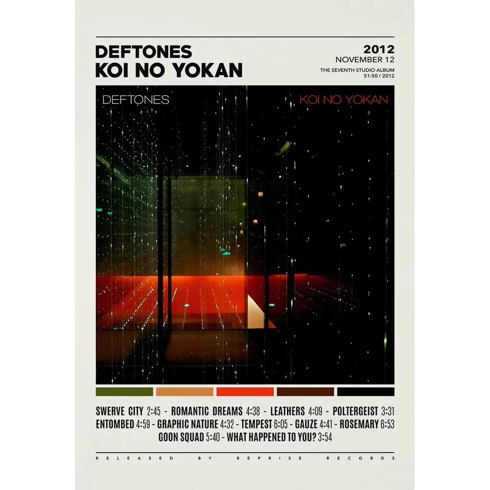 Deftones Album Cover Canvas Wall Art Alternative Rock Music Poster Decor 9