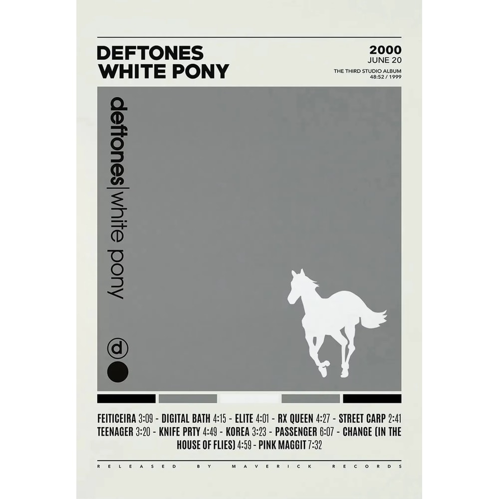 Deftones Album Cover Canvas Wall Art Alternative Rock Music Poster Decor 10