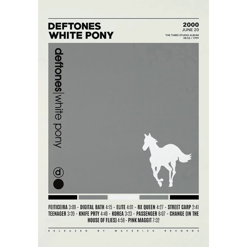 Deftones Album Cover Canvas Wall Art Alternative Rock Music Poster Decor 10
