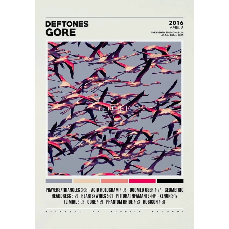 Deftones Album Cover Canvas Wall Art Alternative Rock Music Poster Decor 11