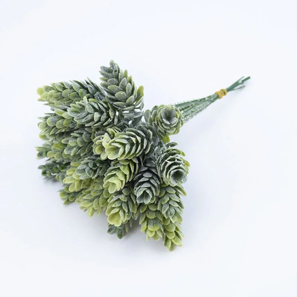 Artificial Pineapple Grass Stems Decorative Faux Plant Bundle For Wedding Home Decor 5