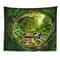 Fantasy Window Scenery Wall Tapestry Tree Hollow Fireplace Background Hanging Decor 2