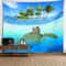 Fantasy Window Scenery Wall Tapestry Tree Hollow Fireplace Background Hanging Decor 10