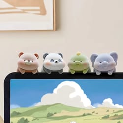 mini desktop screen ornament – cute computer & car display decoration pendant
