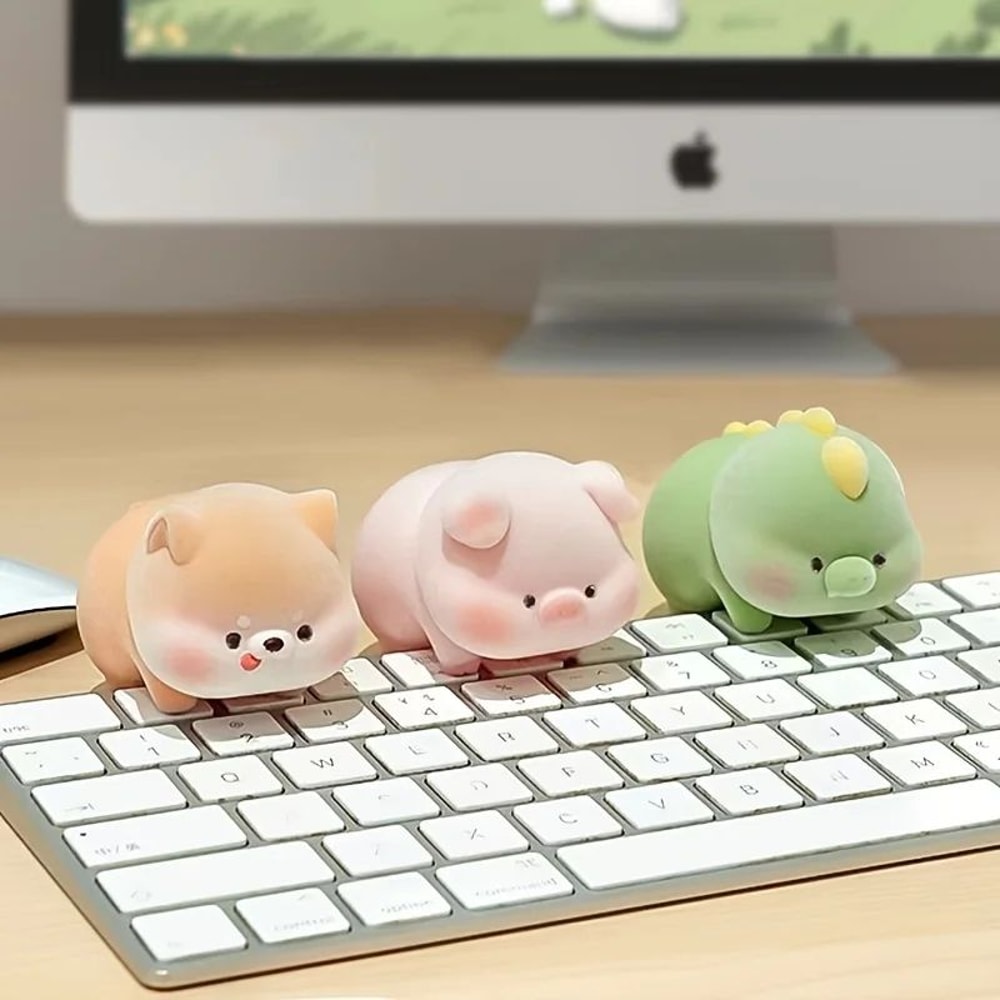 Mini Desktop Screen Ornament Cute Computer Car Display Decoration Pendant 5