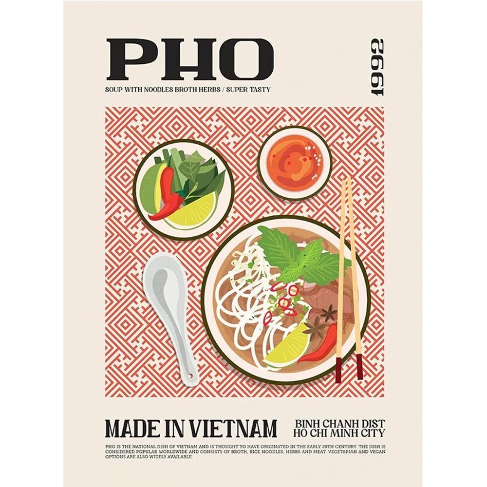 Delicious Food Canvas Wall Art World Cuisine Poster Print For Kitchen Coffee Bar Dining Room Deco 21