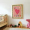 Believe In Magic Unicorn Nursery Wall Art Inspirational Canvas Print For Kids Bedroom Playroom De