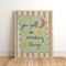 Believe In Magic Unicorn Nursery Wall Art Inspirational Canvas Print For Kids Bedroom Playroom De