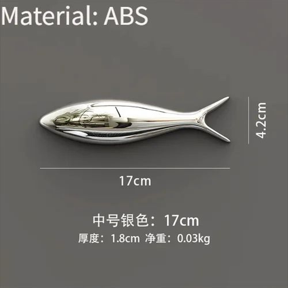 3D Electroplated Fish Wall Decor Modern Mirror Sardine Wall Art For Living Room Restaurant Decora 6