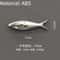 3D Electroplated Fish Wall Decor Modern Mirror Sardine Wall Art For Living Room Restaurant Decora 6