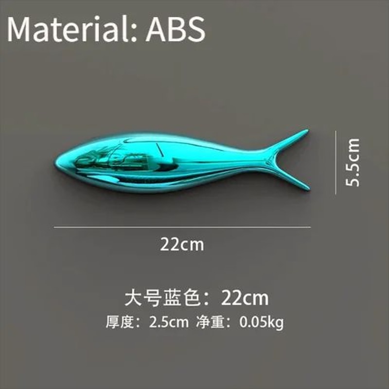 3D Electroplated Fish Wall Decor Modern Mirror Sardine Wall Art For Living Room Restaurant Decora 13