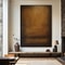 Beige Abstract Handmade Canvas Wall Art Minimalist Neutral Painting For Modern Living Room Decor 9