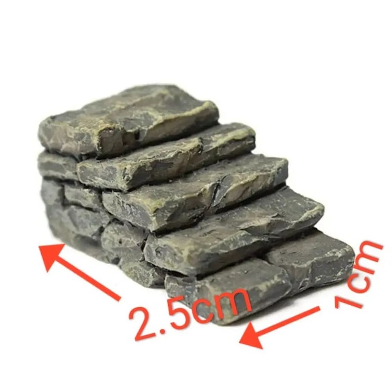 Mini Artificial Stone Step Fairy Garden Decor DIY Micro Landscape Miniature Pathway Ornament 5