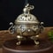 Elephant TripleLegged Metal Incense Burner Aromatherapy Holder For Meditation Home Decor 1