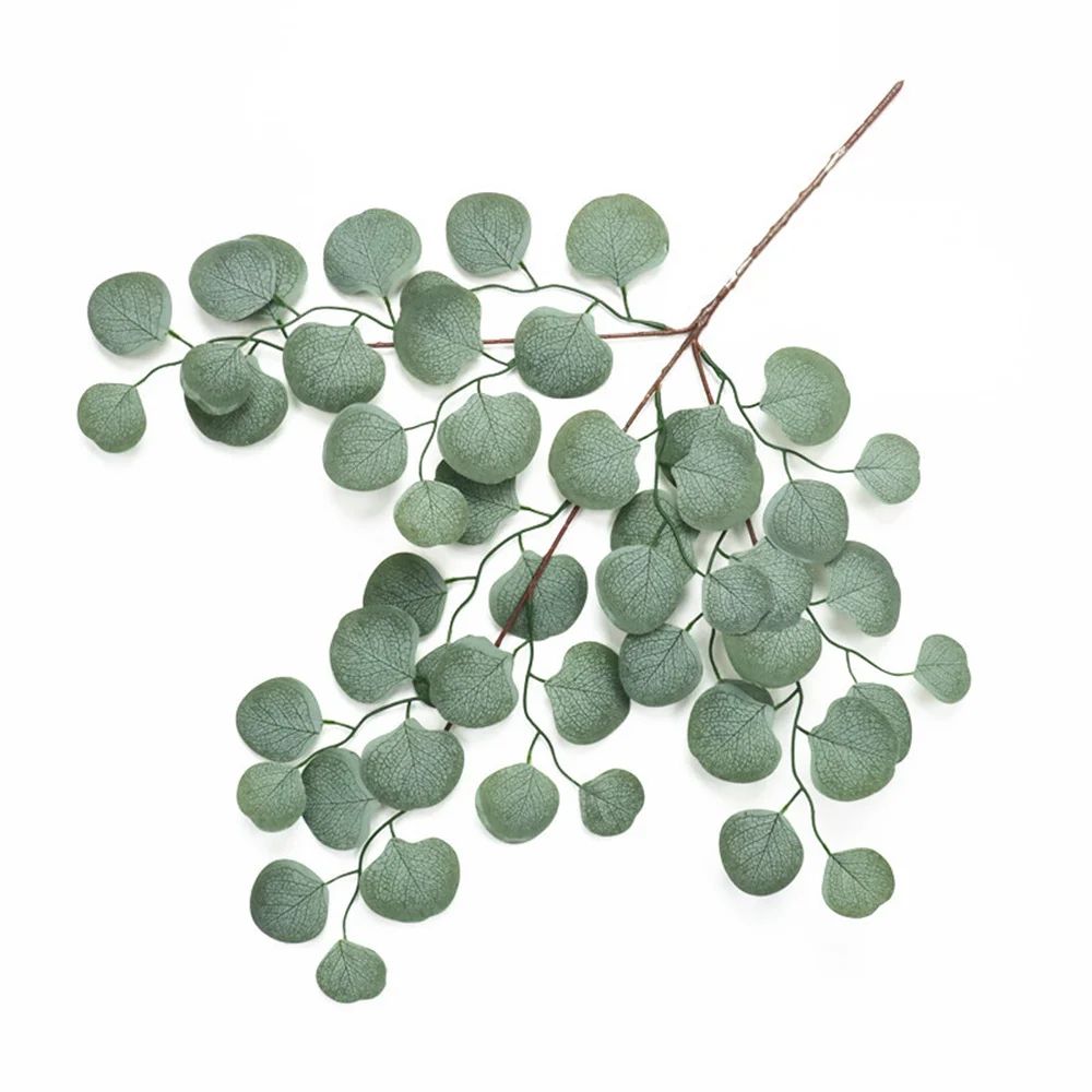 Artificial Eucalyptus Leaf Vine Faux Greenery Garland For Wedding Home DIY Decor 2