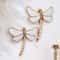 Golden Dragonfly Wall Decor Resin MirrorFinish Curly Tail Hanging Ornament For Home Decoration 2
