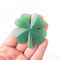 Natural Aventurine Four Leaf Clover Figurine Reiki Gemstone Ornament For Home Tabletop Decor 6