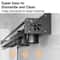 NoDrill Metal Kitchen Storage Shelf With Drainage Design Large Capacity Organizer 3