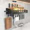 NoDrill Metal Kitchen Storage Shelf With Drainage Design Large Capacity Organizer 8