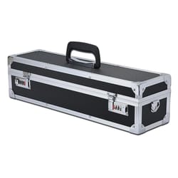 multi-functional aluminum chef knife storage case with combination lock organizer