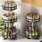 360 Rotating 3Tier Kitchen Spice Rack Organizer Turntable Storage Tray 0