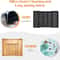 VIE LENTE Expandable Kitchen Silverware Drawer Organizer Adjustable Cutlery Tray 6
