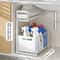 PullOut Under Sink Organizer 2Tier Sliding Cabinet Storage Shelf For Kitchen Bathroom 4