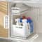 PullOut Under Sink Organizer 2Tier Sliding Cabinet Storage Shelf For Kitchen Bathroom 7
