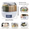 360 Rotating Grain Dispenser Food Grade Rice Storage Container With OneTouch Output 5