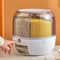 360 Rotating Grain Dispenser Food Grade Rice Storage Container With OneTouch Output 0