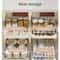 PullOut Kitchen Cabinet Organizer Sliding Storage Drawer Rack With Rails 5