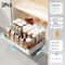 PullOut Kitchen Cabinet Organizer Sliding Storage Drawer Rack With Rails 19