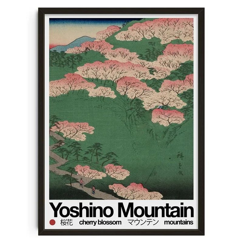 Japanese Okinawa Canvas Wall Art Poster MidCentury Bauhaus Snake Print 6