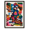 Japanese Okinawa Canvas Wall Art Poster MidCentury Bauhaus Snake Print 8