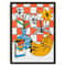Japanese Okinawa Canvas Wall Art Poster MidCentury Bauhaus Snake Print 14