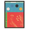 Japanese Okinawa Canvas Wall Art Poster MidCentury Bauhaus Snake Print 15