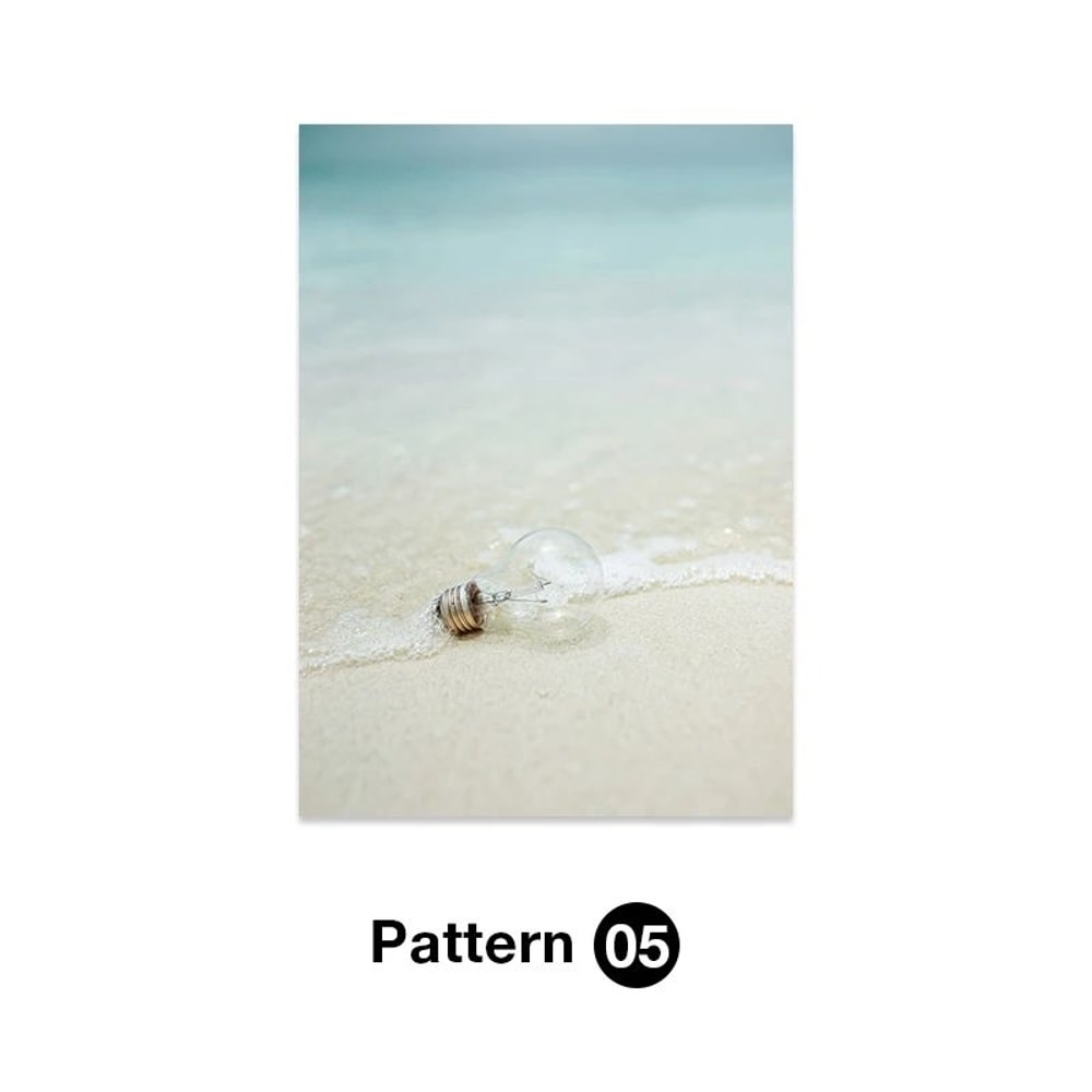 Tropical Ocean Beach Canvas Wall Art Print Aesthetic Summer Landscape Poster 10