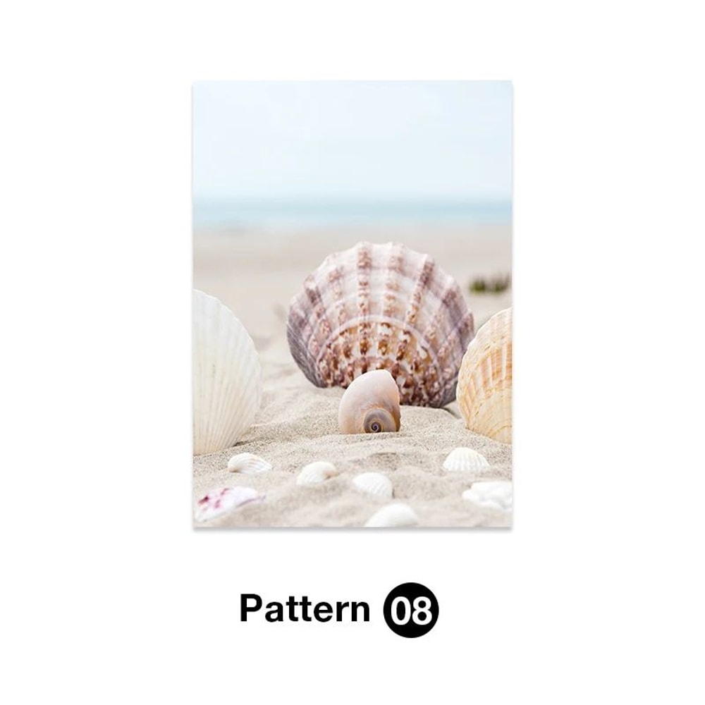 Tropical Ocean Beach Canvas Wall Art Print Aesthetic Summer Landscape Poster 13