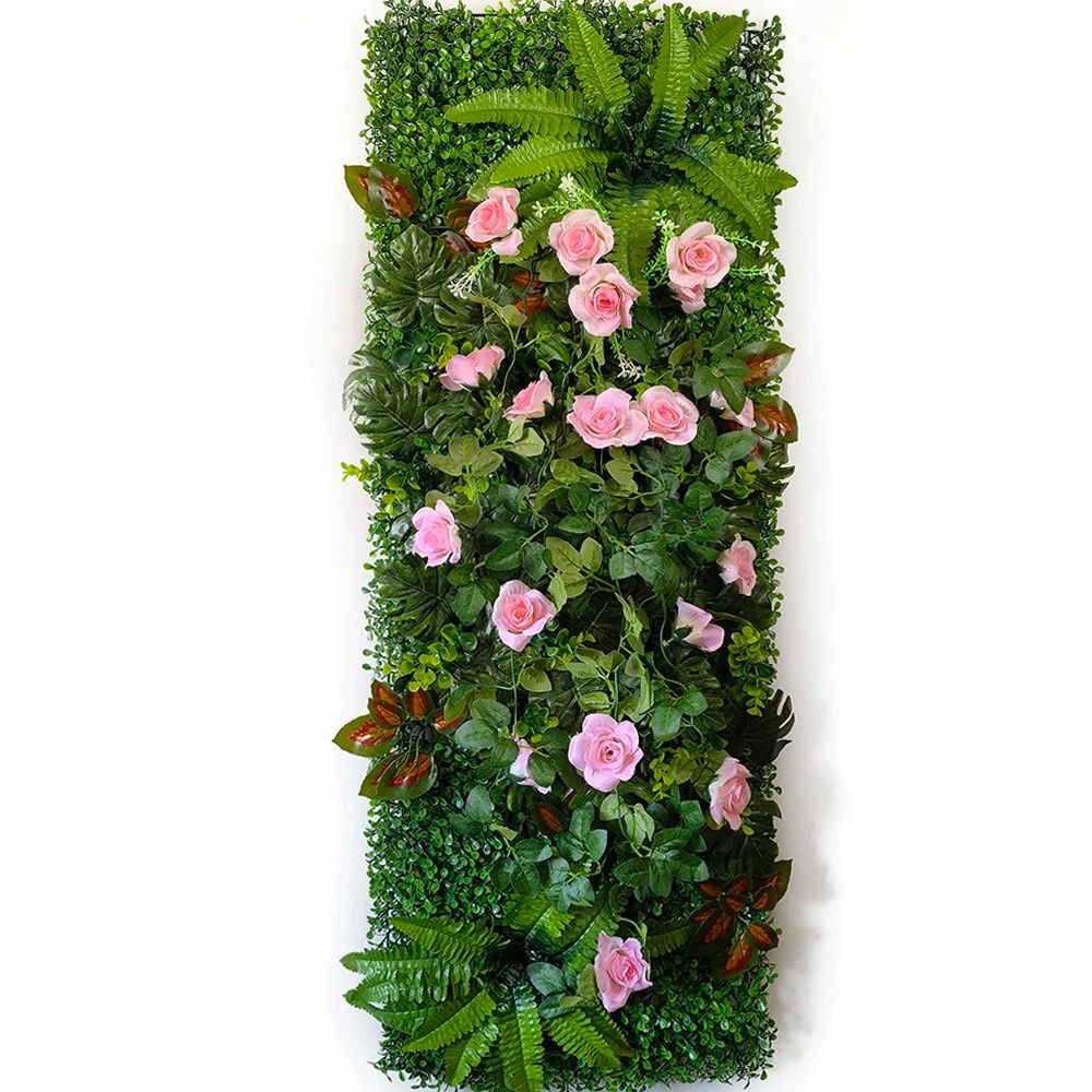 Artificial Green Wall Panel Eucalyptus Grass Backdrop For Wedding Home Decor 9