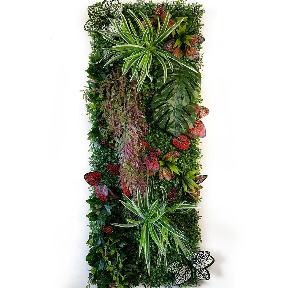 Artificial Green Wall Panel Eucalyptus Grass Backdrop For Wedding Home Decor 19