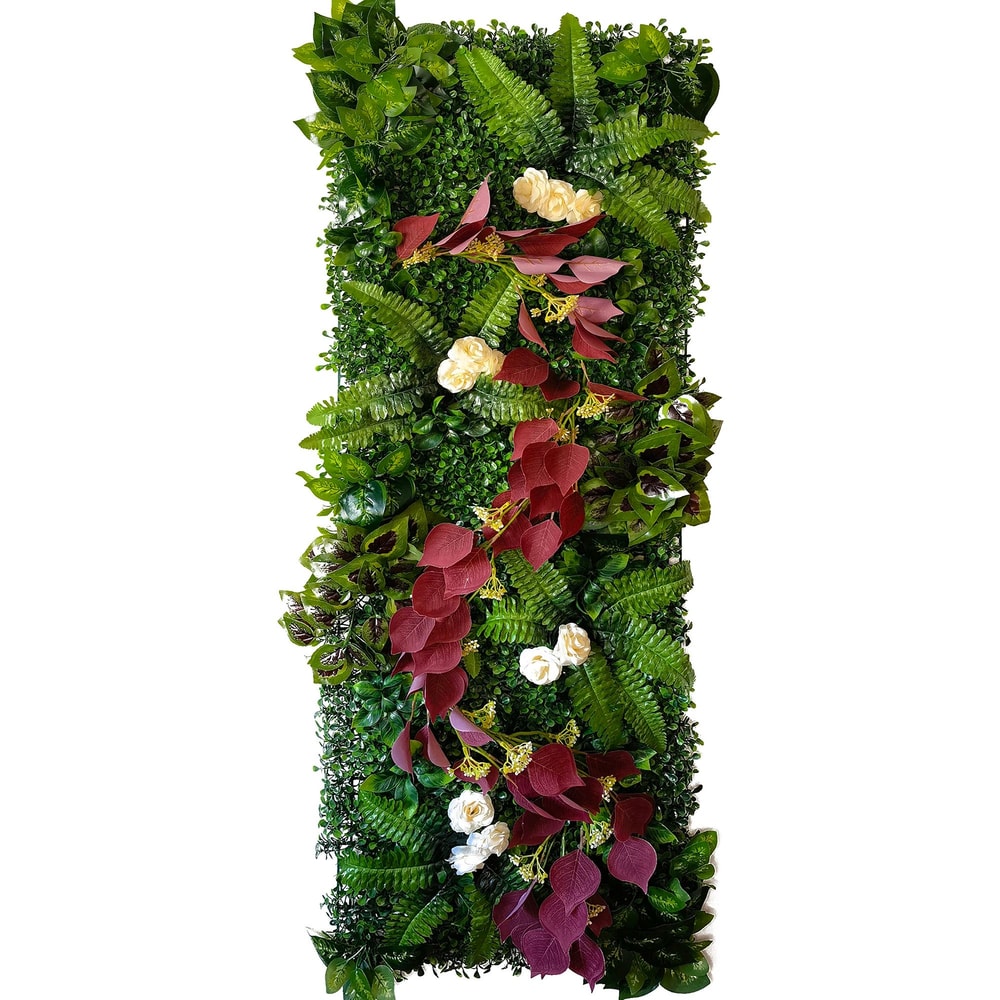 Artificial Grass Wall Panel Faux Green Moss Backdrop For Wedding Home Decor 11