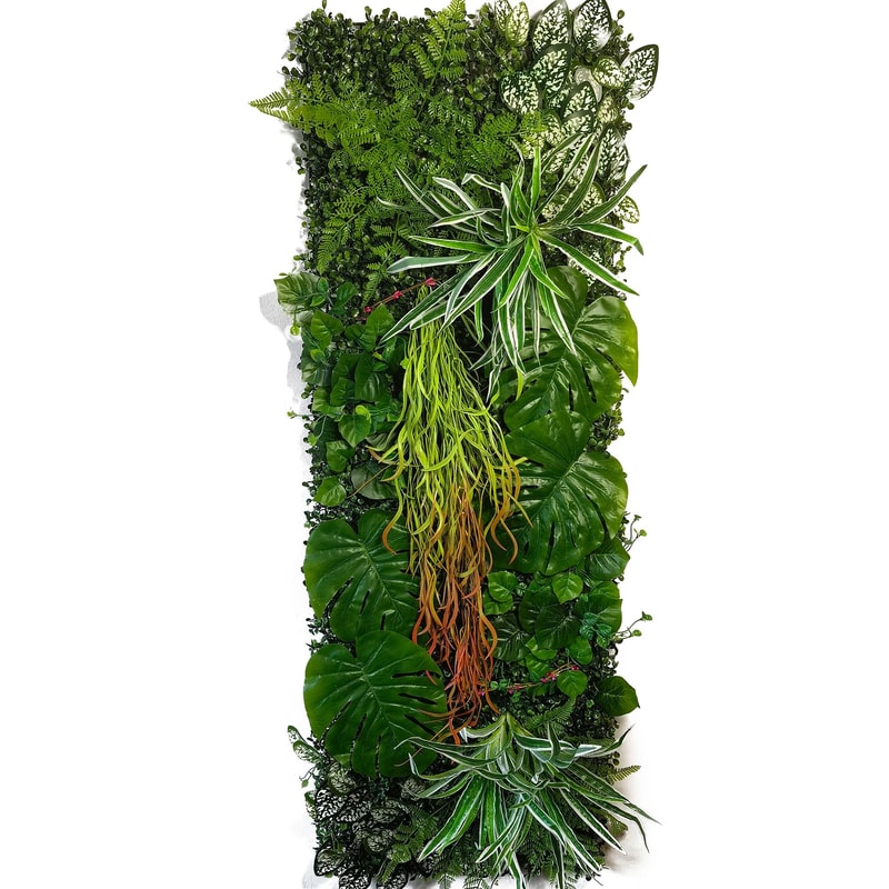 Artificial Grass Wall Panel Faux Green Moss Backdrop For Wedding Home Decor 14
