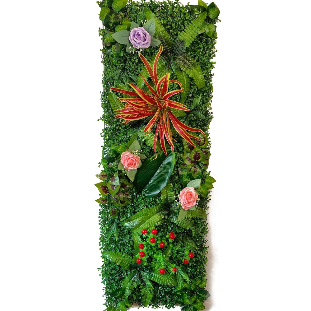 Artificial Grass Wall Panel Faux Green Moss Backdrop For Wedding Home Decor 22