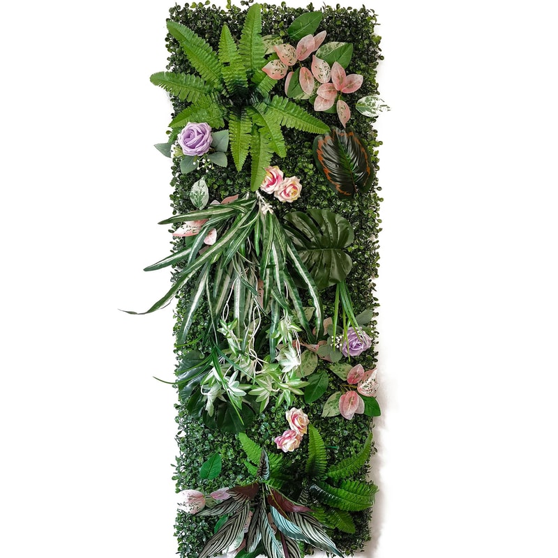 Artificial Grass Wall Panel Faux Green Moss Backdrop For Wedding Home Decor 25