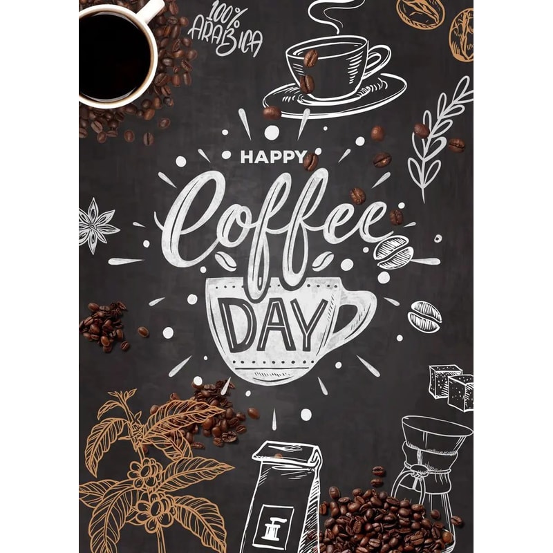 Nordic Coffee Cup Canvas Wall Art Print For Cafe Kitchen Restaurant Decor 11