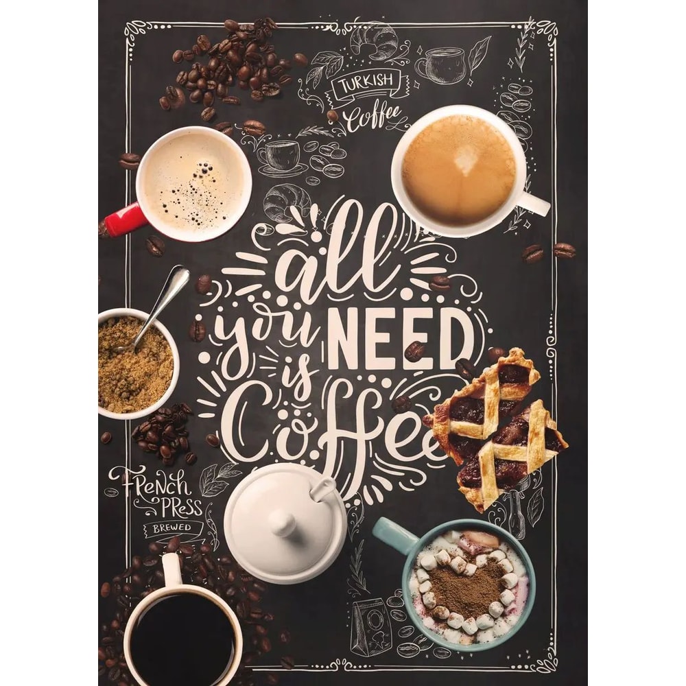 Nordic Coffee Cup Canvas Wall Art Print For Cafe Kitchen Restaurant Decor 14