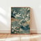 Japanese Crane Ukiyoe Canvas Wall Art Vintage Red Sun Oriental Poster 10