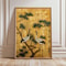Japanese Crane Ukiyoe Canvas Wall Art Vintage Red Sun Oriental Poster 16